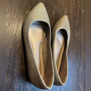 Dreampairs Glitter Flats, Gold